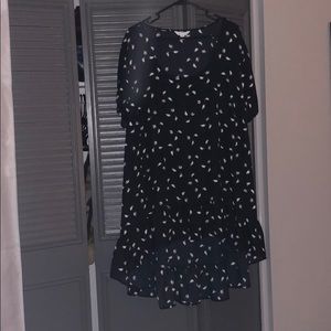 Feather High Low Blouse